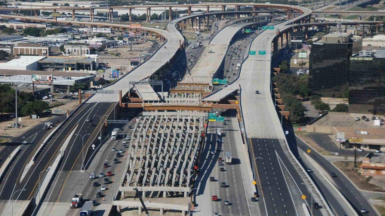 LBJ highway in Texas the United States