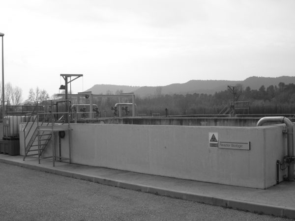 Estación de depuración de aguas residuales en Avinyó