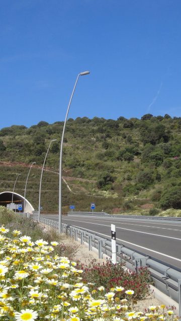 carretera Ferreries en Menorca ME-1