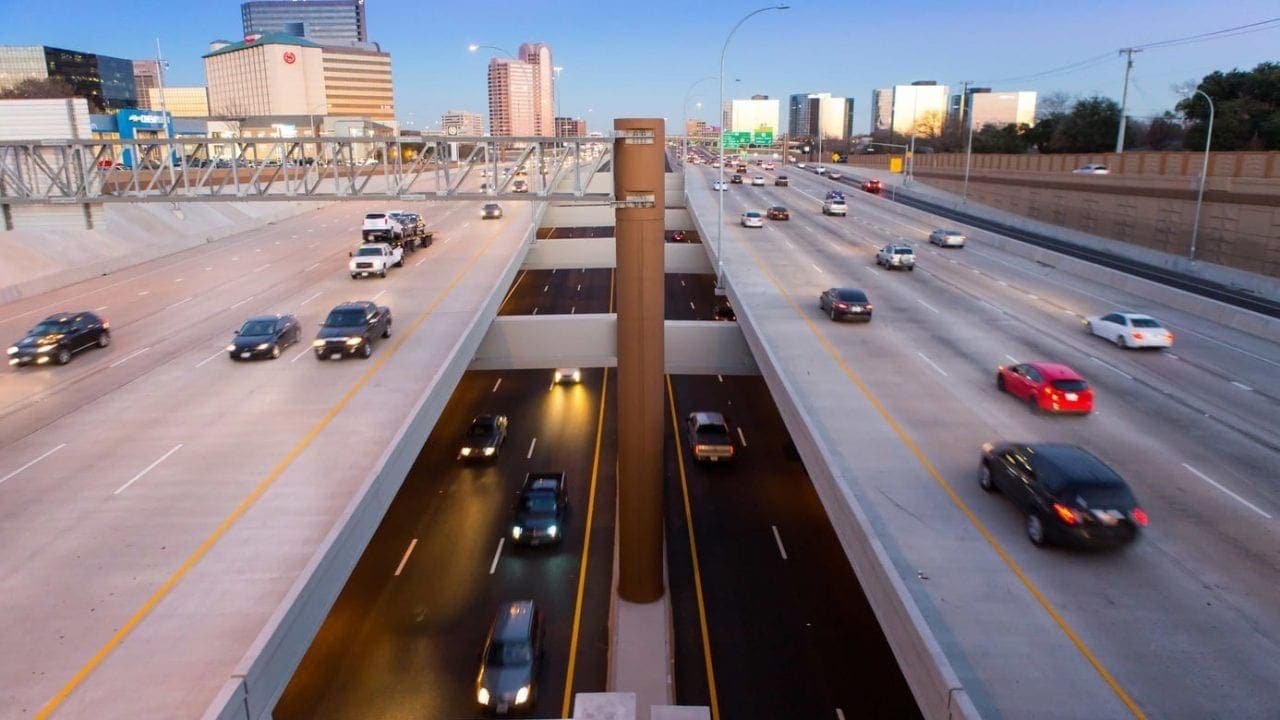 LBJ highway in Texas the United States