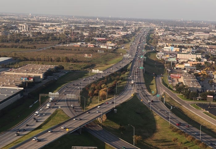 LBJ highway in Texas the United States