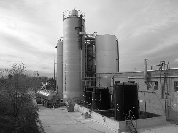 Estación depuradora de aguas residuales industriales en Heineken - Madrid