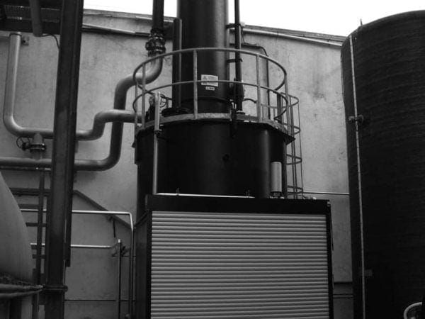 Industrial wastewater treatment plant in Estrella de Galicia