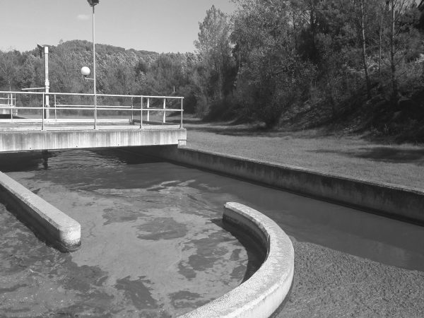 Estación de depuración de aguas residuales en Hostalric