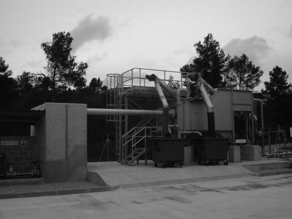 Estación de depuración de aguas residuales en Lledoner
