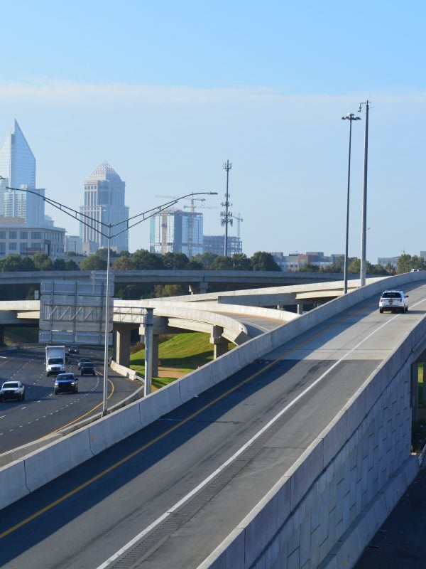 Picture of the I-77 express highway
