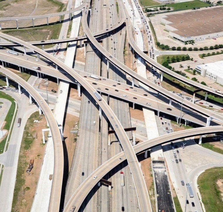 aerial photo WSD US 290 Segment 6 at Beltway 8, Texas - US