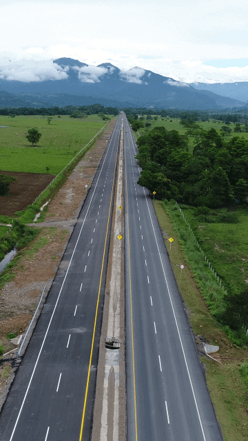 autopista Ruta del Cacao en colombia, tramo acabado