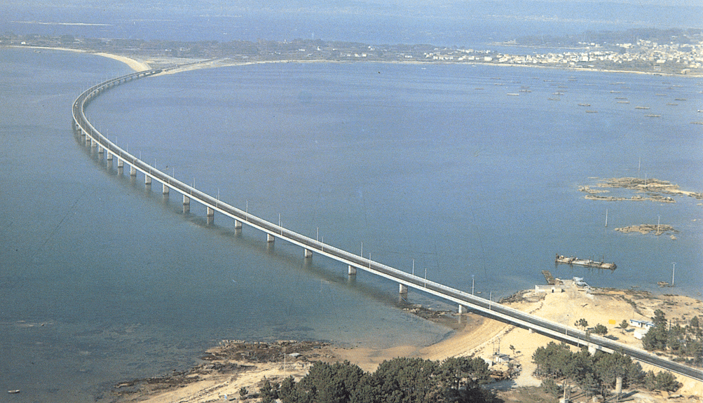 tecpresa postesado en viaductos con cimbra autolanzable Isla de Arosa