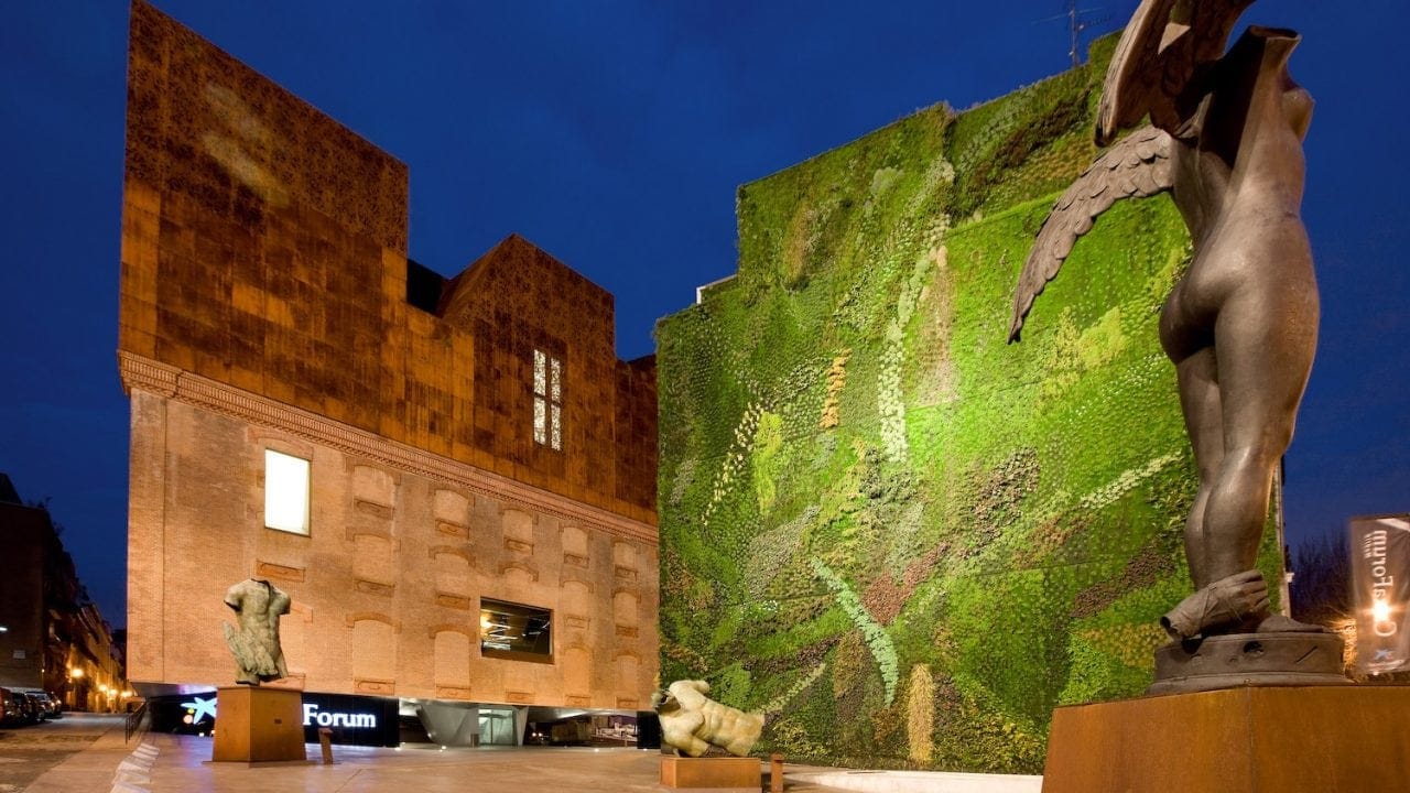 tecpresa postesado en edificación caixa forum madrid