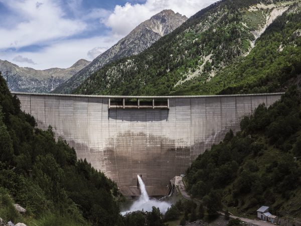 Barcena Dam, Huesca (Spain)