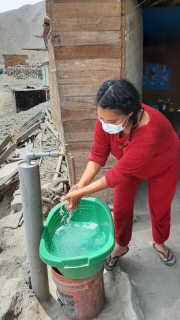 agua potable familias huaral peru codespa