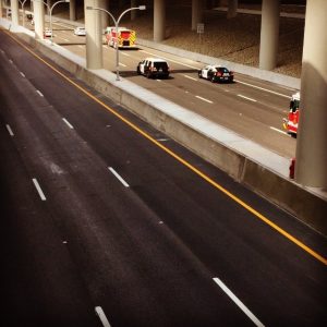  Video of the opening on the USA’s LBJ Express Highway in Texas by @devilz_own