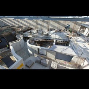  View of the construction of the Biodome in the Science Park Museum in Granada by @elfumito