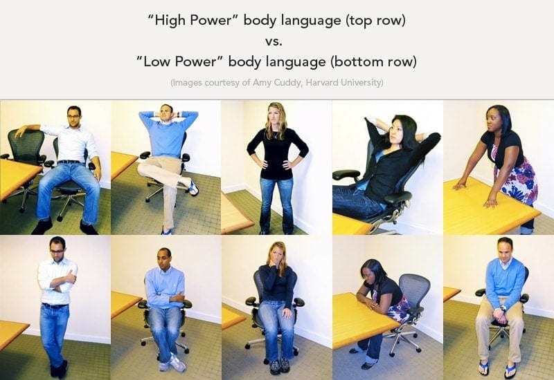 body language power poses