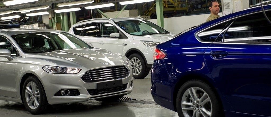 zero waste to landfill ford cars in factory