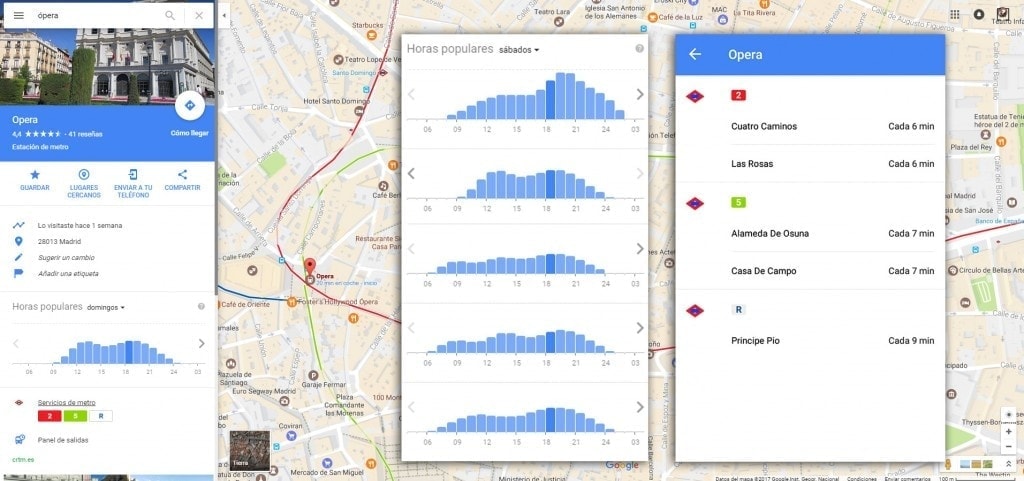 IoT google schedule metro