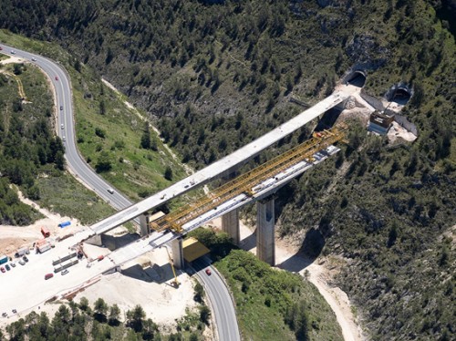Tunnels at the Barranco de la Batalla. Ibi. Alcoy (Alicante, Spain)