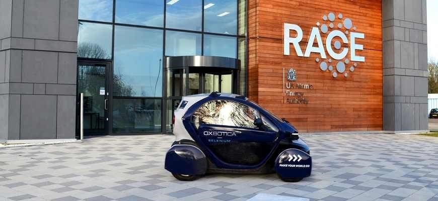 autonomous car project uk amey and race