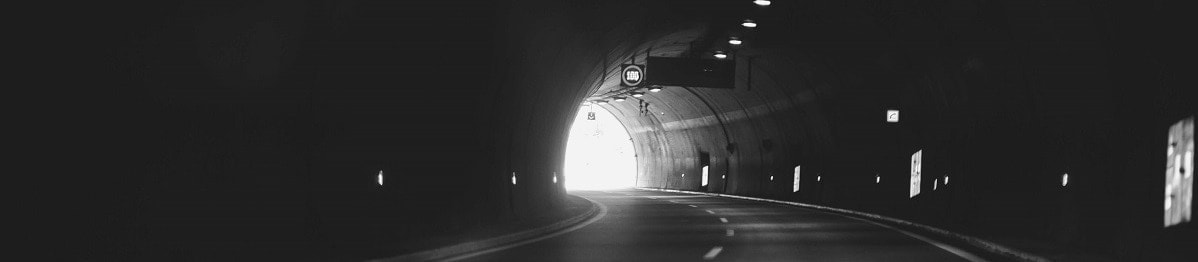 Accidente de tráfico en un túnel