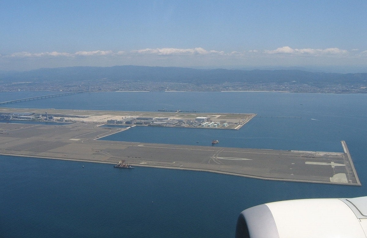 Aeropuerto de Kansai en construccion