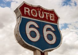 The iconic image of US Route 66