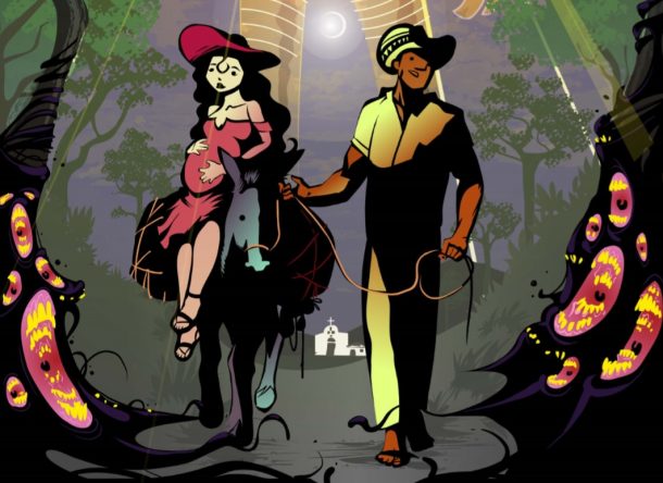 graphic novel adventure entitled El Salado, a comic book
