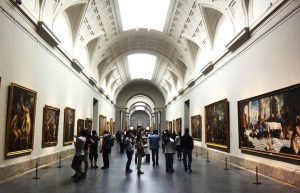  View from the interior of the Prado Museum
