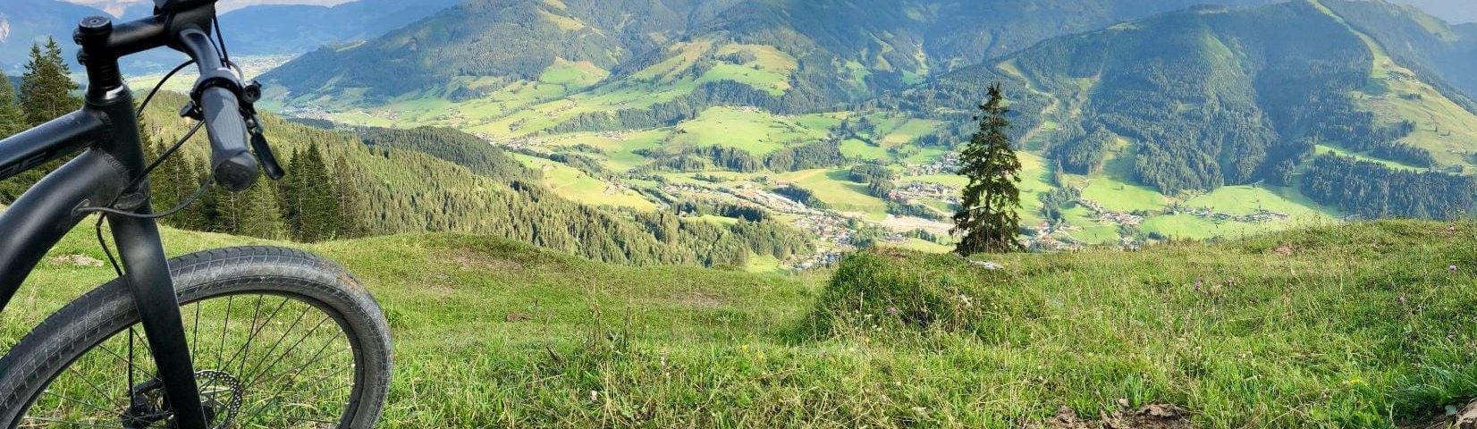 bike paths, pavement and mountains