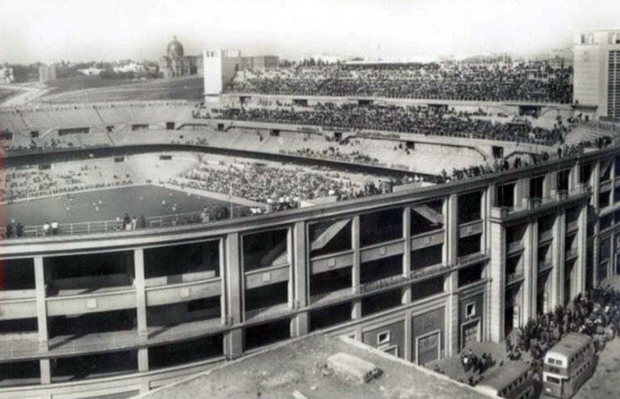 Estadio Santiago Bernabeu años 60