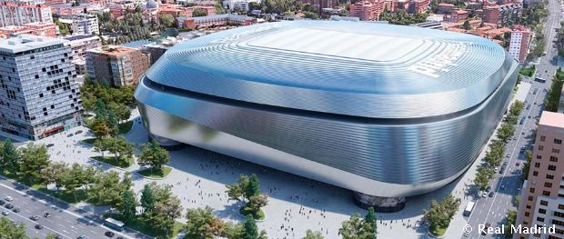 El Santiago Bernabéu, listo para su nueva reforma