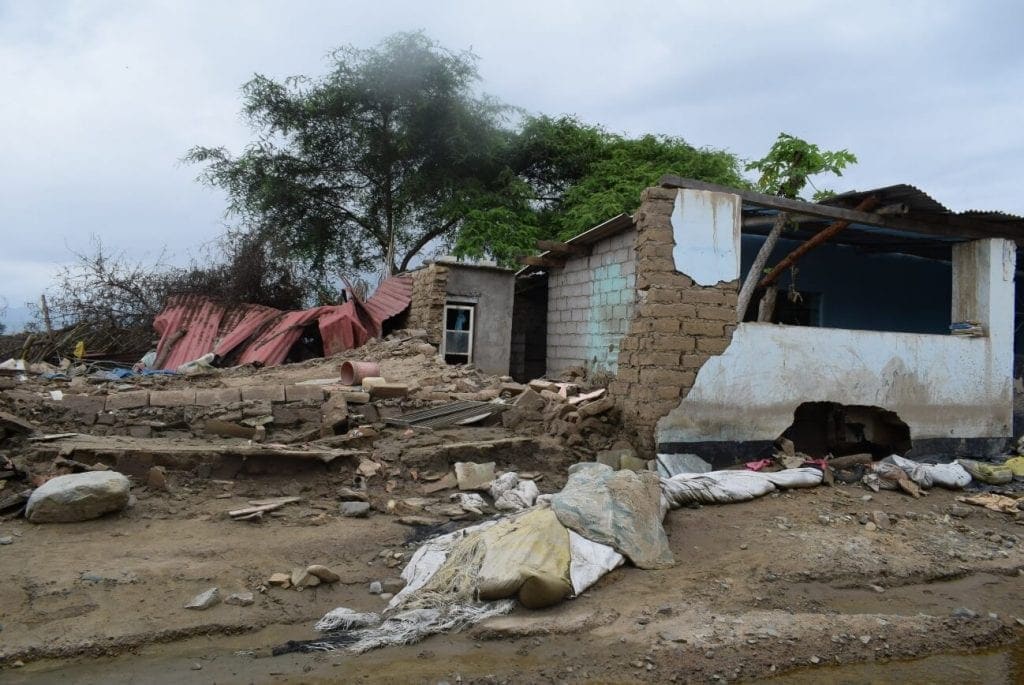 One of the images of the damage caused by this meteorological phenomenon