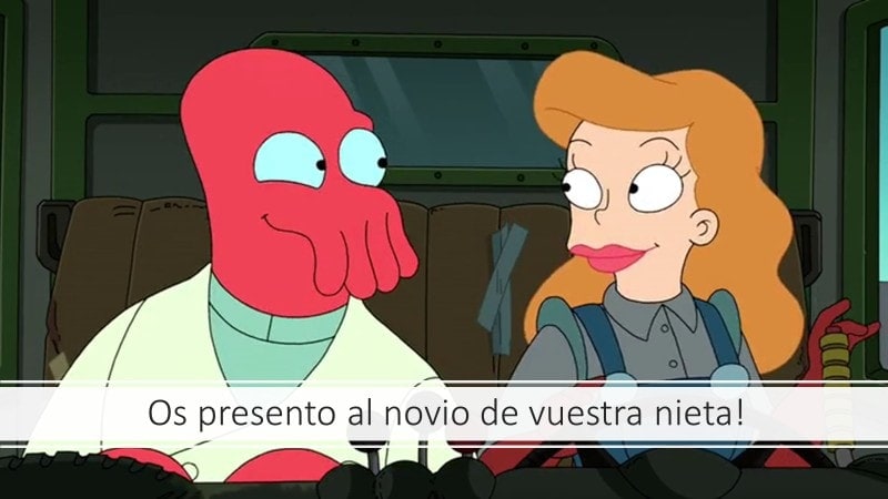 Imagen de la serie de dibujos Futurama