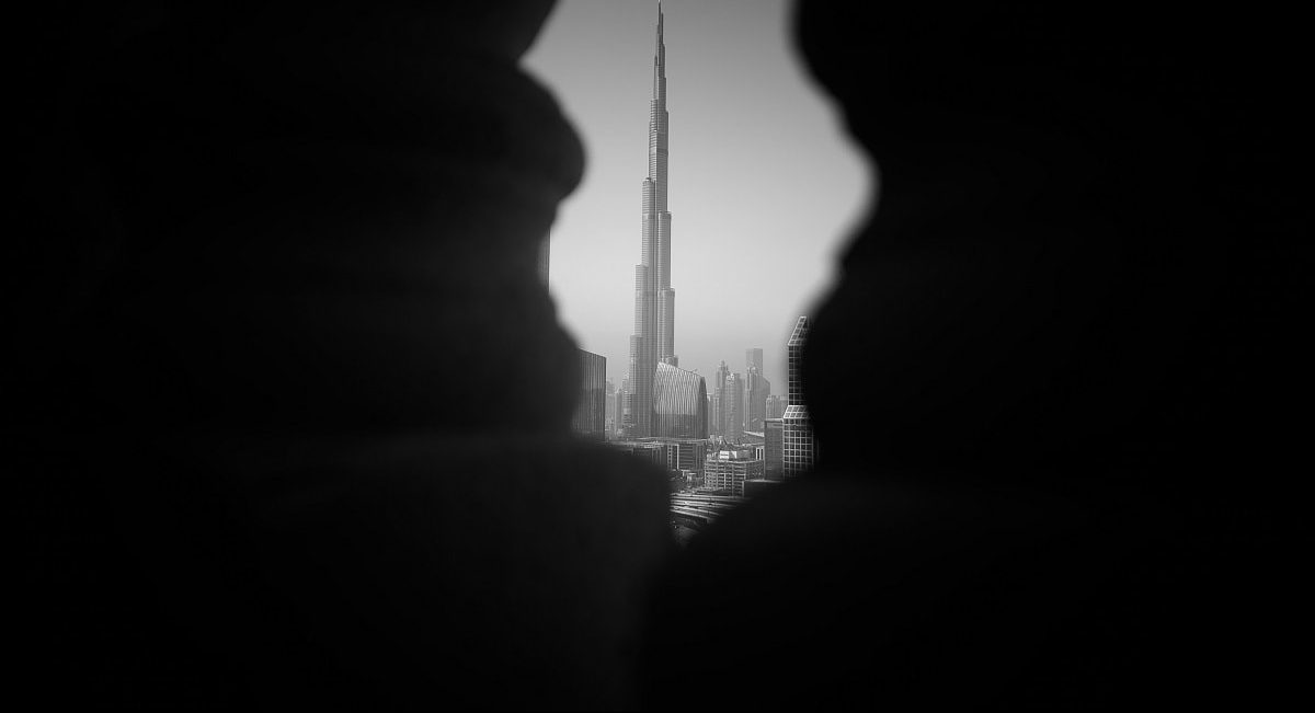 Burj Khalifa. Fotografía Blanco y Negro