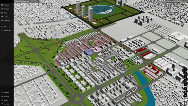 gemelo digital de la ciudad Amaravati