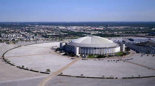 Aerial view of the Astrodome