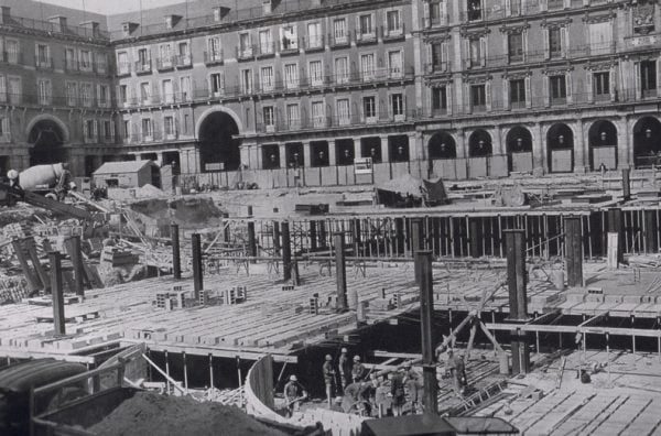 La Plaza Mayor during the Civil War