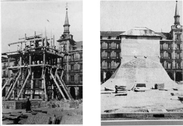 La Plaza Mayor durante la Guerra Civil