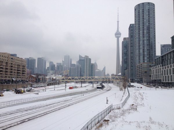 Snow in Toronto