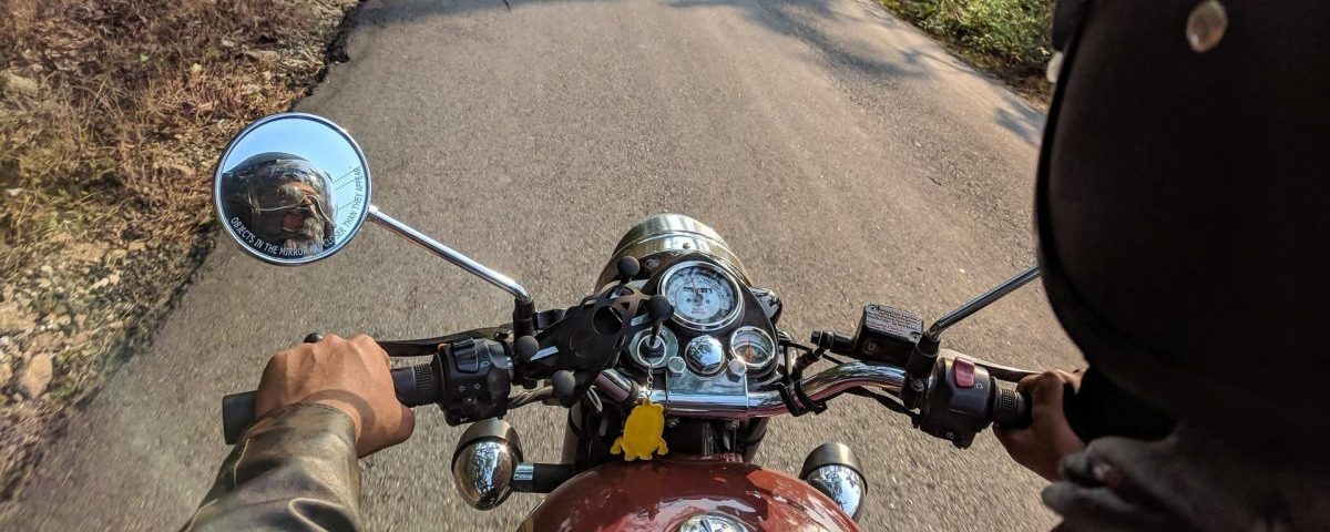 a man riding a dirt bike