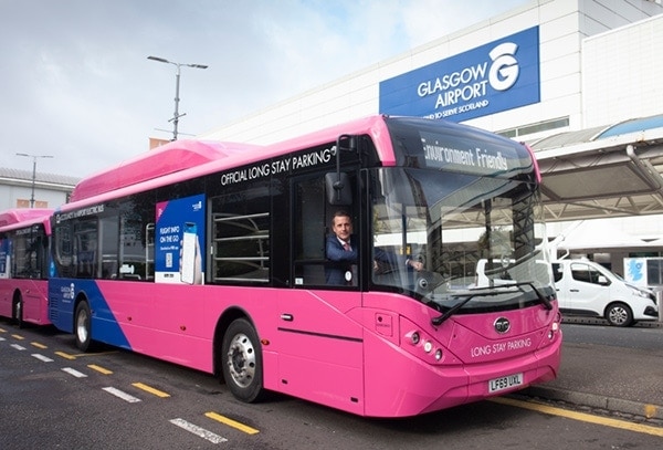 Glasgow's all-new fleet of electric vehicles 