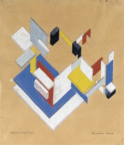 Theo Van Doesburg Construction in Space-Time 1924