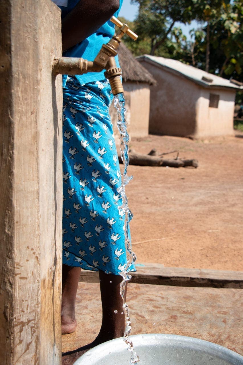 Agua potable en la aldea