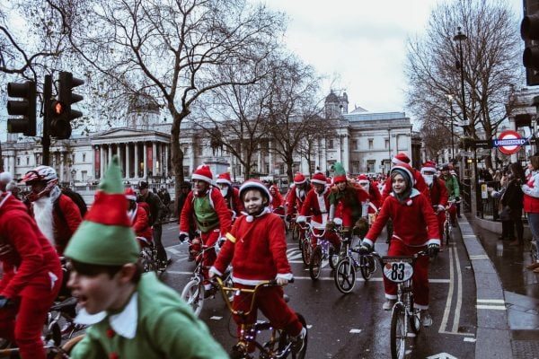 Santa Claus in London