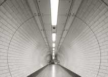 image of the inside of the london underground