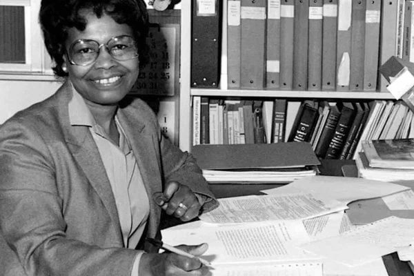 Gladys West in her office.