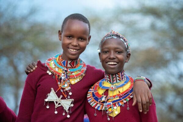 Maasai children