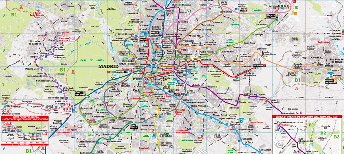 Agresivo dolor de muelas Melodrama Plano del Metro de Madrid, de 1919 a 2022 - Blog Ferrovial