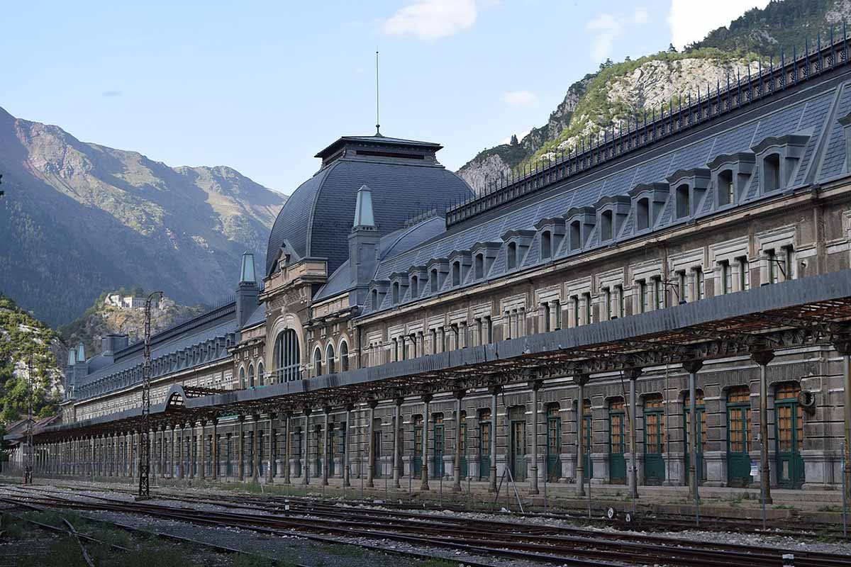 Estación de tren de Canfranc en la actualidad