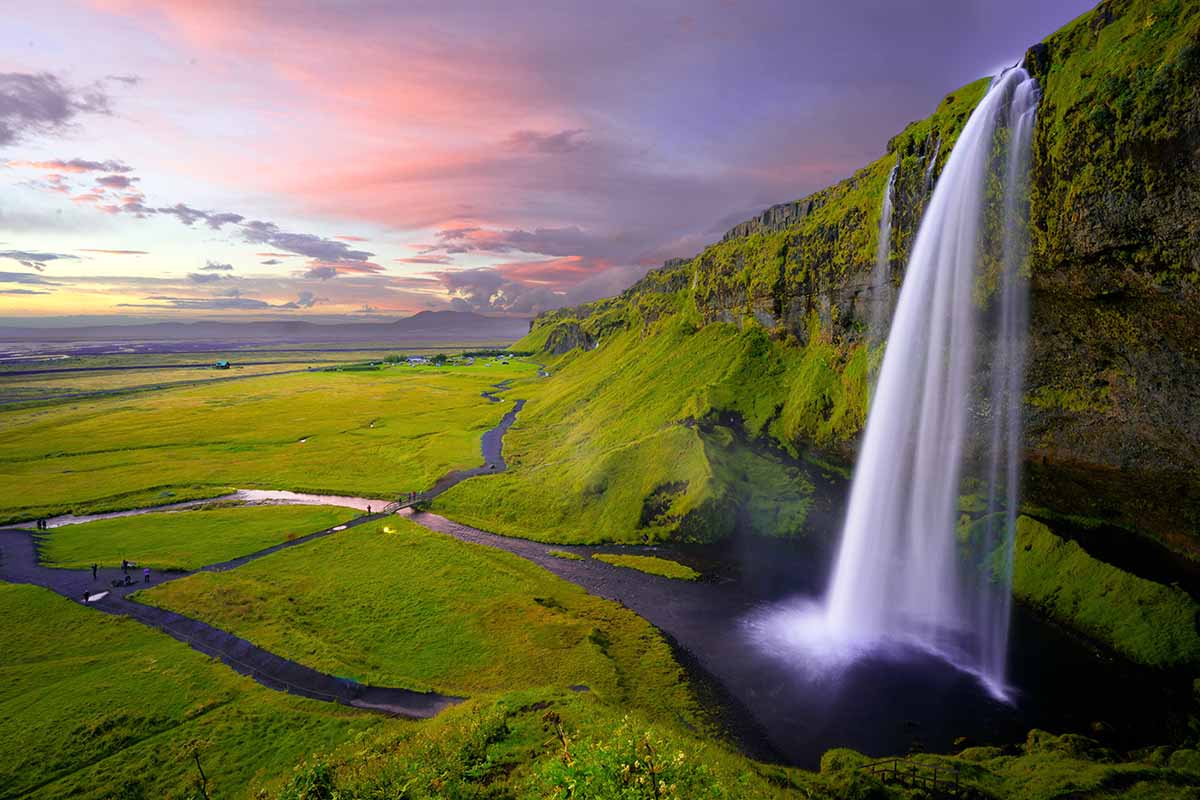 cascada Seljalandsfoss, en Islandia